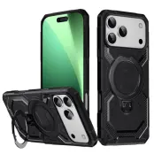 Mobilskal till iPhone 17 Pro MagSafe Kickstand TPU + PC (Svart)