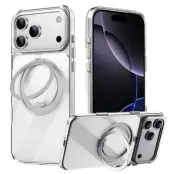 iPhone 17 Pro Mobilskal MagSafe Kickstand TPU PC - Transparent