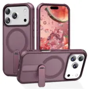 iPhone 17 Pro Mobilskal MagSafe Kickstand - Vinröd