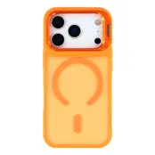 Mobilskal till iPhone 17 Pro MagSafe Lins Kickstand - Orange