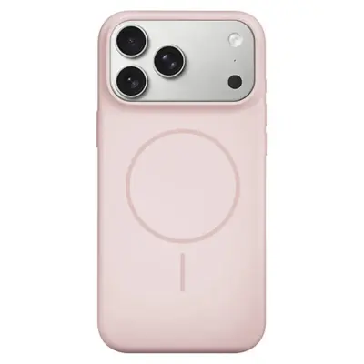 iPhone 17 Pro Mobilskal Magsafe Liquid Silikon - Rosa