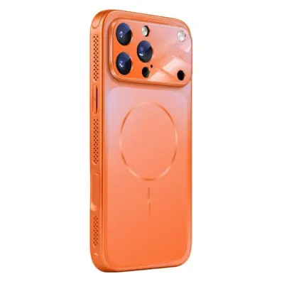 Mobilskal till iPhone 17 Pro MagSafe Matte Skin Feel - Orange