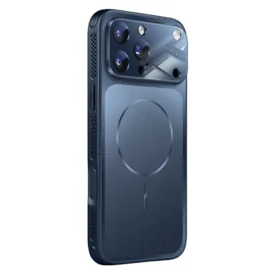 iPhone 17 Pro Mobilskal MagSafe Matte Skin Feel - Blå