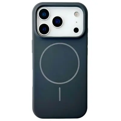 iPhone 17 Pro Mobilskal MagSafe Silikon Anti Drop - Svart
