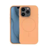 iPhone 17 Pro Mobilskal MagSafe Silikon Thin - Orange