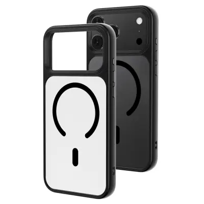 iPhone 17 Pro Mobilskal MagSafe Skin-Feel Rubberized - Svart