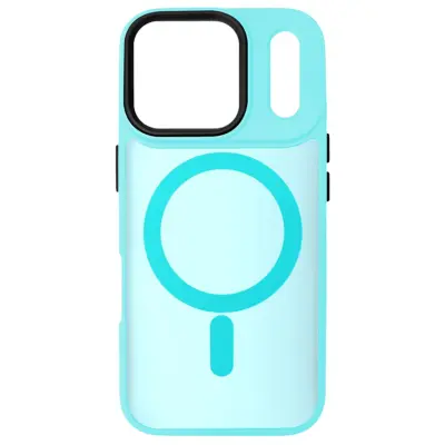 iPhone 17 Pro Mobilskal MagSafe Skin Touch - Blå