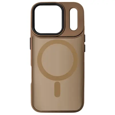 iPhone 17 Pro Mobilskal MagSafe Skin Touch - Brun