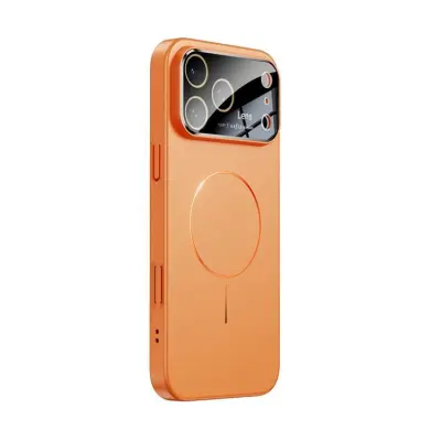 iPhone 17 Pro Mobilskal MagSafe Skin Touch - Orange