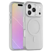 iPhone 17 Pro Mobilskal MagSafe Slim Matte Translucent - Vit