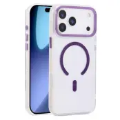 iPhone 17 Pro Mobilskal MagSafe Texture Frame - Lila