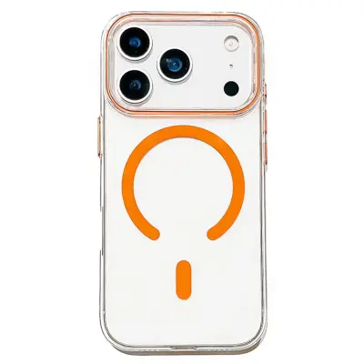 iPhone 17 Pro Mobilskal MagSafe TPU + PC - Orange