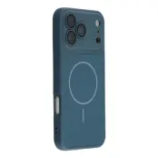 Mobilskal till iPhone 17 Pro MagSafe TPU + PC Skin Touch - Blå