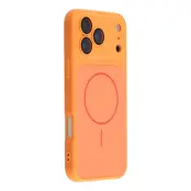 Mobilskal till iPhone 17 Pro MagSafe TPU + PC Skin Touch - Orange