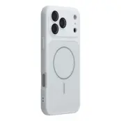 Mobilskal till iPhone 17 Pro MagSafe TPU + PC Skin Touch - Vit
