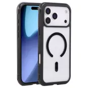 iPhone 17 Pro Mobilskal MagSafe TPU+PC Transparent - Svart