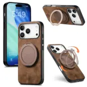Mobilskal till iPhone 17 Pro Rotating Kickstand - Brun