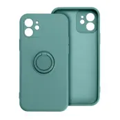 iPhone 17 Pro Mobilskal Silikon Ring - Grön