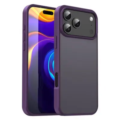 iPhone 17 Pro Mobilskal Skin Touch Matte - Lila (Lila)