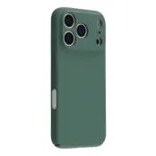 Mobilskal till iPhone 17 Pro Skin-Touch Rubberized - Grön
