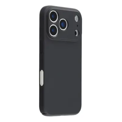 iPhone 17 Pro Mobilskal Skin-Touch Rubberized - Svart