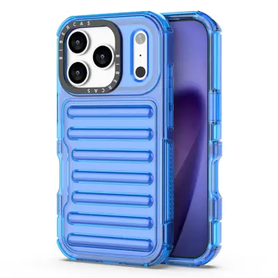 iPhone 17 Pro Mobilskal Stripe Design Detachable - Blå