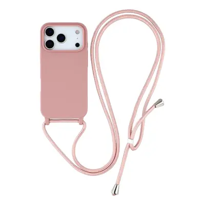 iPhone 17 Pro Mobilskal TPU Shockproof med Lanyard - Djuprosa