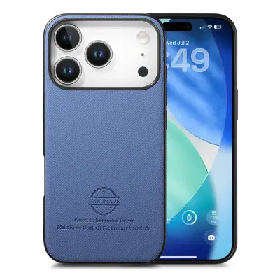 iPhone 17 Pro Mobilskal Trasa Läder - Blå