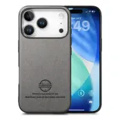 iPhone 17 Pro Mobilskal Trasa Läder - Grå