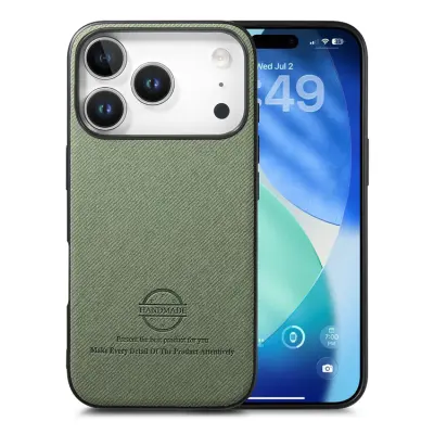 iPhone 17 Pro Mobilskal Trasa Läder - Grön