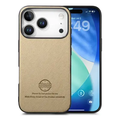 iPhone 17 Pro Mobilskal Trasa Läder - Khaki