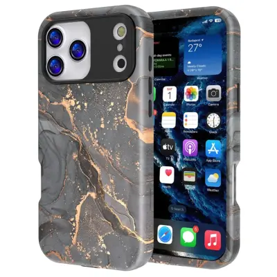 Mobilskal till iPhone 17 Pro Vattentryck - P-GWL10028 (Svart)