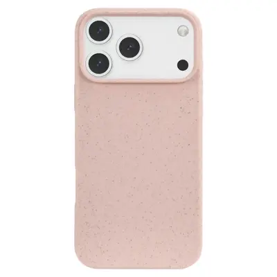 iPhone 17 Pro Mobiskal Biodegradable Wheat Straw+TPU - Rosa