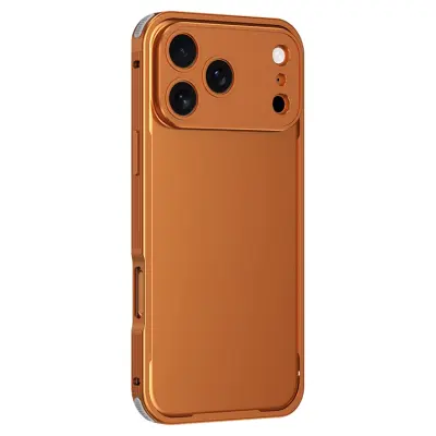 iPhone 17 Pro Mobiskal Bumper Aluminium Alloy - Orange