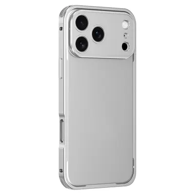 iPhone 17 Pro Mobiskal Bumper Aluminium Alloy - Silver