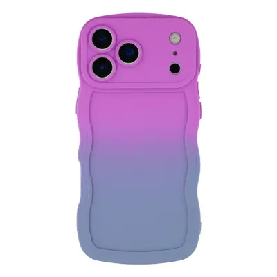 iPhone 17 Pro Mobiskal Gradient Color TPU - Lila + Lavendelgrå