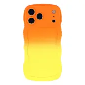 iPhone 17 Pro Mobiskal Gradient Color TPU - Orange + Gul