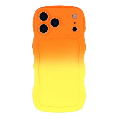 iPhone 17 Pro Mobiskal Gradient Color TPU - Orange + Gul