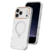 iPhone 17 Pro Mobiskal MagSafe Med Kickstand TPU + PC - Clear