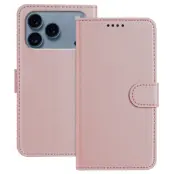 iPhone 17 Pro Plånboksfodral Anti Drop - Roséguld