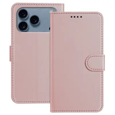 iPhone 17 Pro Plånboksfodral Anti Drop - Roséguld