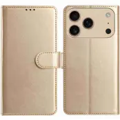 iPhone 17 Pro Plånboksfodral Folio - Guld