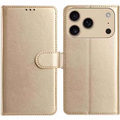 iPhone 17 Pro Plånboksfodral Folio - Guld