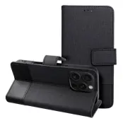 iPhone 17 Pro Plånboksfodral Gomma - Svart