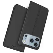 iPhone 17 Pro Plånboksfodral med Kickstand (Svart)