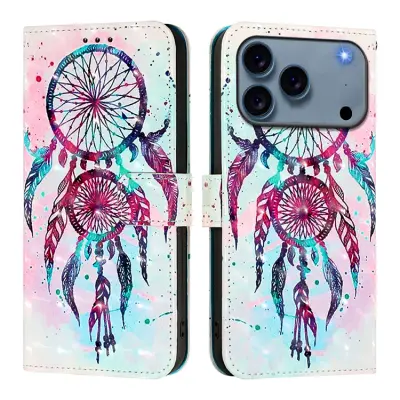 iPhone 17 Pro Plånboksfodral Printing Pattern Med Strap