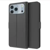 iPhone 17 Pro Plånboksfodral Shockproof (Svart)