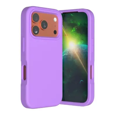 iPhone 17 Pro Mobilskal Shockproof EVA - Lila (Lila)