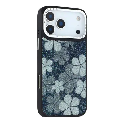 JAUCASE iPhone 17 Pro MagSafe Mobilskal Flower - Svart