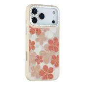 JAUCASE Mobilskal till iPhone 17 Pro MagSafe Flower - Vit